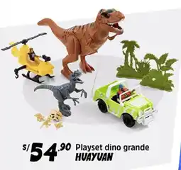 Plaza Vea Huayuan playset dino grande oferta