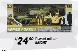 Plaza Vea Playset militar oferta