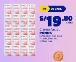 Makro Ponds crema facial clarant b3 piel seca oferta