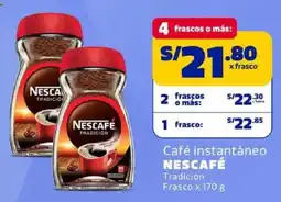 Makro Nescafe cafe instantaneo tradicion oferta