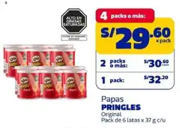 Makro Pringles papas original oferta