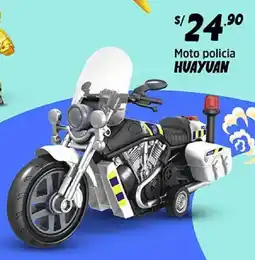 Plaza Vea Huayuan moto policia oferta