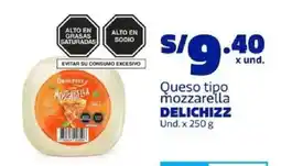 Makro Delichizz queso tipo mozzarella oferta