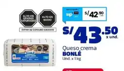 Makro Bonlé queso crema oferta