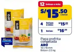 Makro Aro papas fritas congeladas oferta