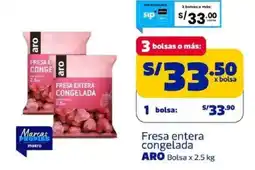Makro Aro fresa entera congelada oferta