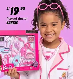 Plaza Vea Barbie playset doctor oferta