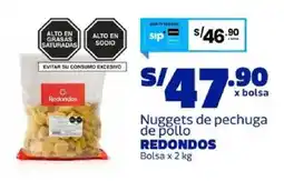 Makro Redondos nuggets de pechuga de pollo oferta