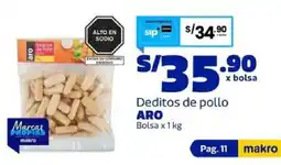 Makro Aro deditos de pollo oferta