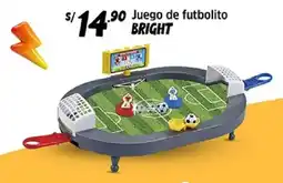 Plaza Vea Bright juego de futbolito oferta