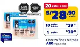 Makro Aro chorizo finas hierbas oferta