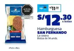 Makro San fernando hamburguesa la casera bolsa oferta