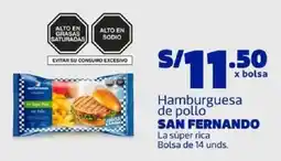 Makro San Fernando hamburguesa de pollo oferta