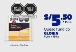 Makro Gloria queso fundido oferta