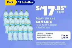 Makro San Luis agua sin gas oferta