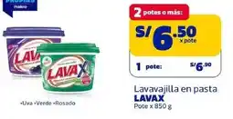 Makro Lavax lavavajilla en pasta oferta
