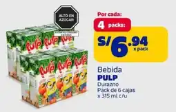 Makro Pulp bebida durazno oferta