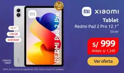 Hiraoka Xiaomi Redmi Pad 2 Pro 12.1" Silver oferta
