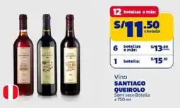 Makro Santiago queirolo vino semi seco oferta