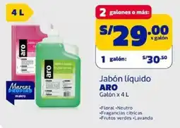 Makro Aro jabón líquido oferta
