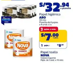 Makro Nova papel toalla clásico gigante oferta