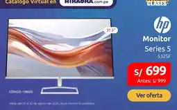 Hiraoka hp monitor series 5 532sf 31.5" oferta