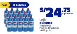 Makro Clorox lejía tradicional oferta