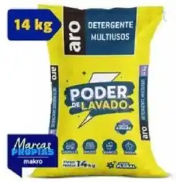 Makro Aro detergente multiusos poder de lavado oferta