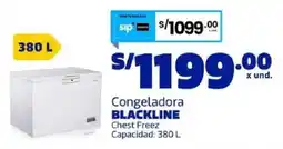 Makro Blackline congeladora chest freez oferta