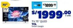 Makro Tcl tv 75" oferta