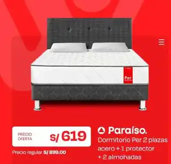 Paraíso dormitorio per 2 plazas