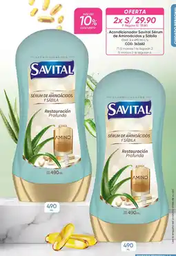 Azzorti Savital acondicionador serum aminoacidos sabila oferta