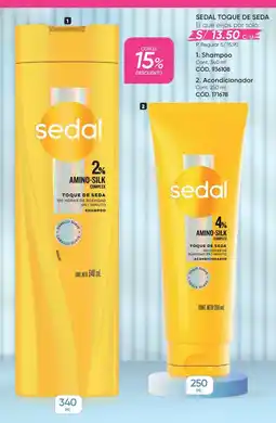 Azzorti Sedal toque de seda shampoo oferta