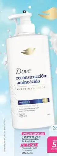 Azzorti Dove reconstrucción+aminoácido oferta