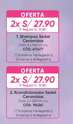 Azzorti Sedal shampoo ceramidas oferta