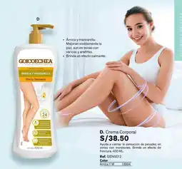 Leonisa Goicoechea crema para piernas árnica y manzanilla oferta