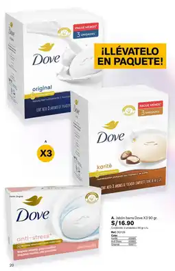 Leonisa Dove jabón barra anti-stress oferta