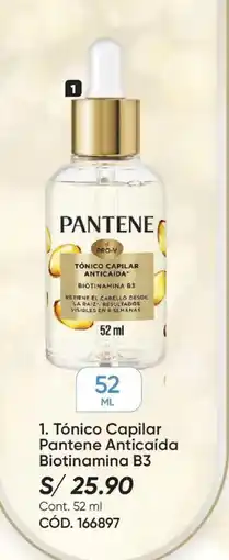 Azzorti Pantene tónico capilar anticaida biotinamina b3 oferta