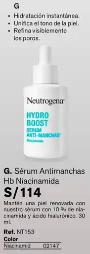 Leonisa Sérum antimanchas hb niacinamida oferta