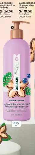 Azzorti Amarás magia andina acondicionador sin sal restaurador nutritivo oferta