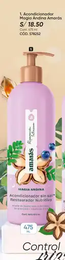 Azzorti Amarás acondicionador magia andina oferta