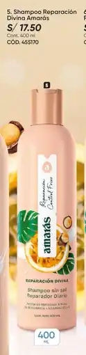 Azzorti Amarás shampoo reparación divina oferta