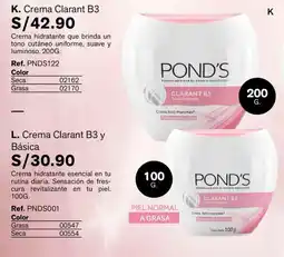 Leonisa Pond's crema clarant b3 oferta
