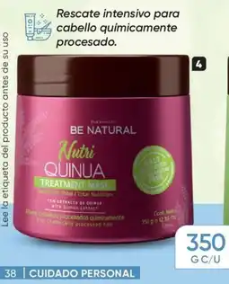 Azzorti Be natural nutri quinua treatment mask oferta