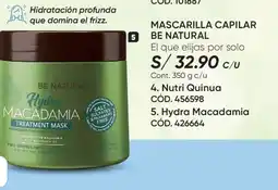 Azzorti Be natural mascarilla capilar hydra macadamia oferta