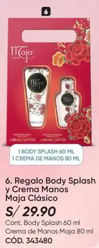 Azzorti Maja body splash y crema manos oferta