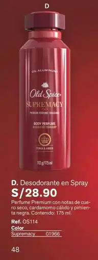 Leonisa Old Spice Desodorante en Spray oferta