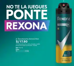Leonisa Rexona desodorante aerosol men oferta