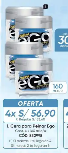 Azzorti Ego cera para peinar oferta