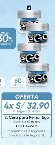 Azzorti Cera para Peinar Ego oferta